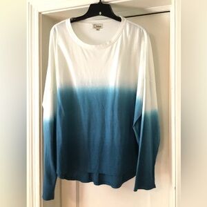 Dittos Women’s Ombre Long Sleeve Sx 2X NWOT